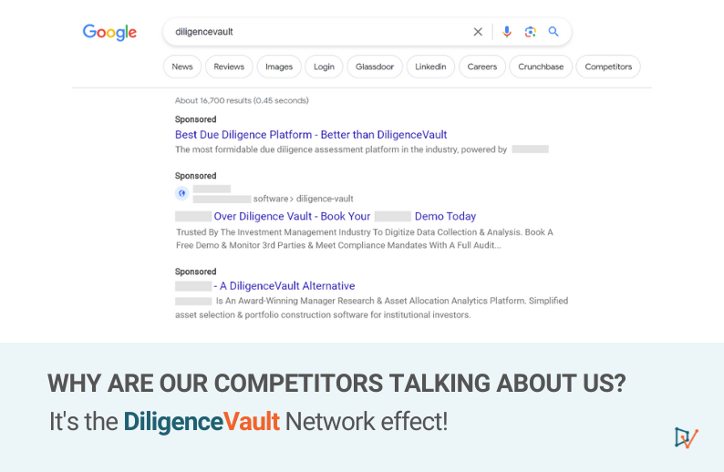 Why are competitors talking about DiligenceVault?