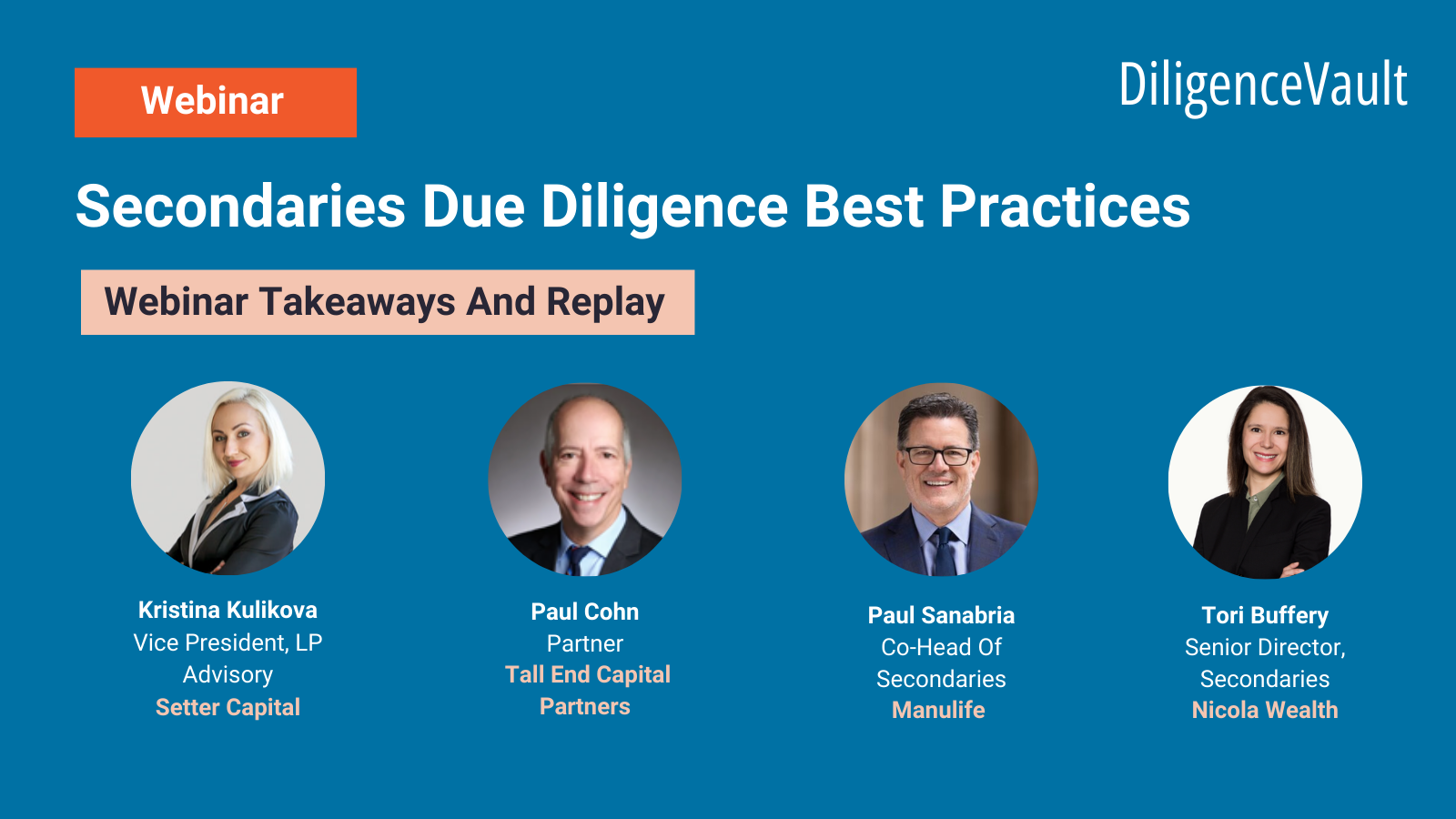 Secondaries Due Diligence Best Practices - DiligenceVault