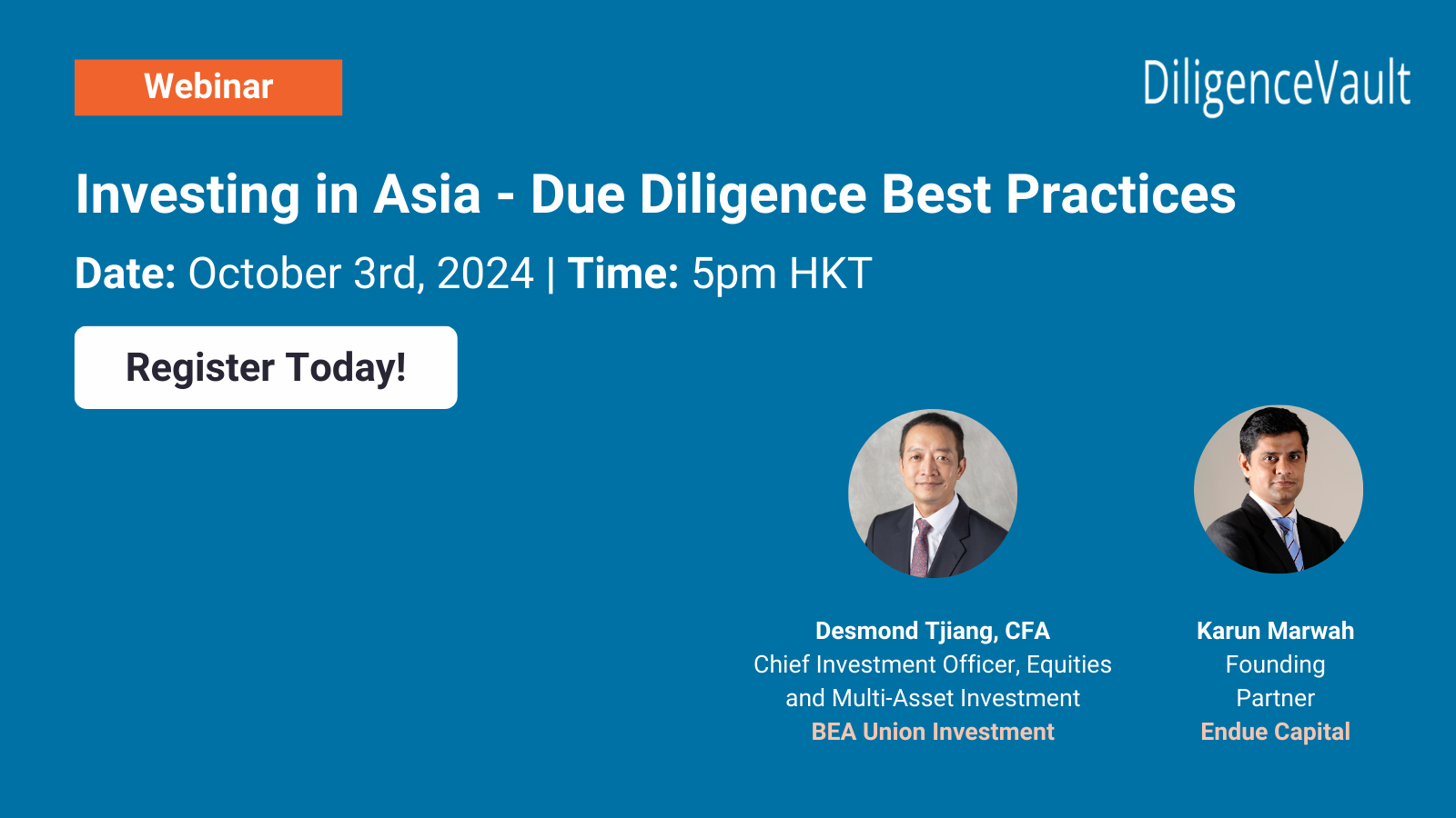 Investing In Asia - DiligenceVault Webinar