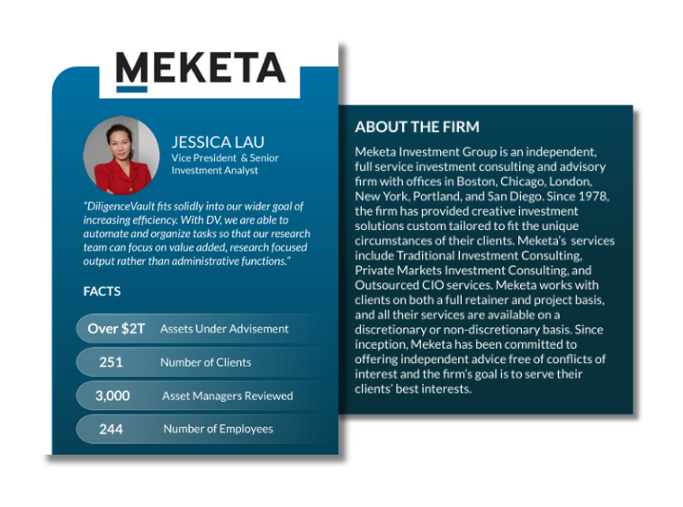 DiligenceVault Case Study - Digitizing Manager Sourcing For Meketa Investment Group With Opportunity Vault