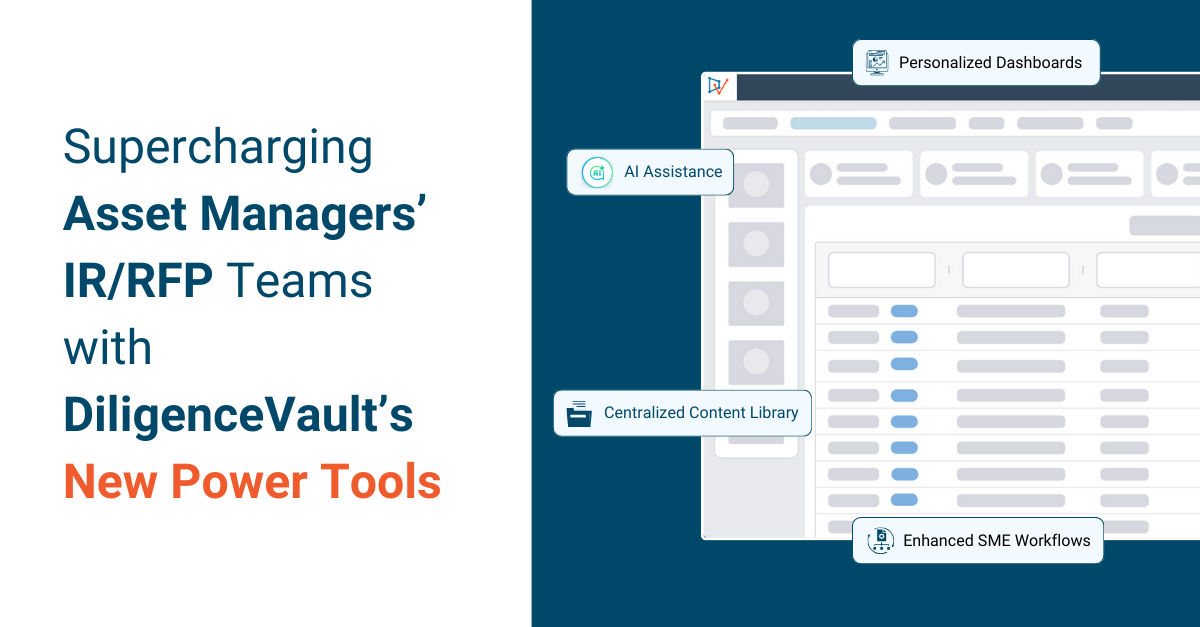 DiligenceVaults IR/RFP Power Tools